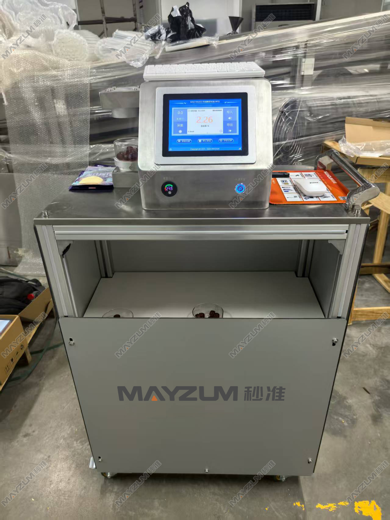 移动奶糖糖浆水分仪-周口金丝猴-MAZ-Mw202(3.2)
